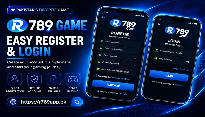 R789 Game Easy Register and Login Account Guide